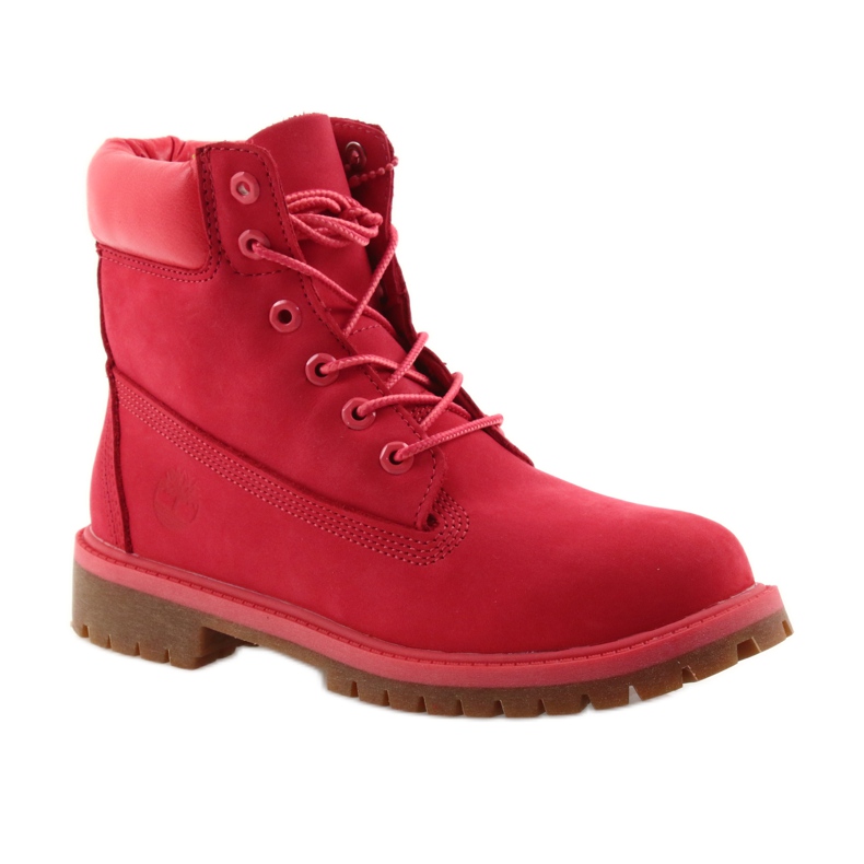 Timberland 6 hüvelykes PRÉMIUM VÍZÁLLÓ piros 1