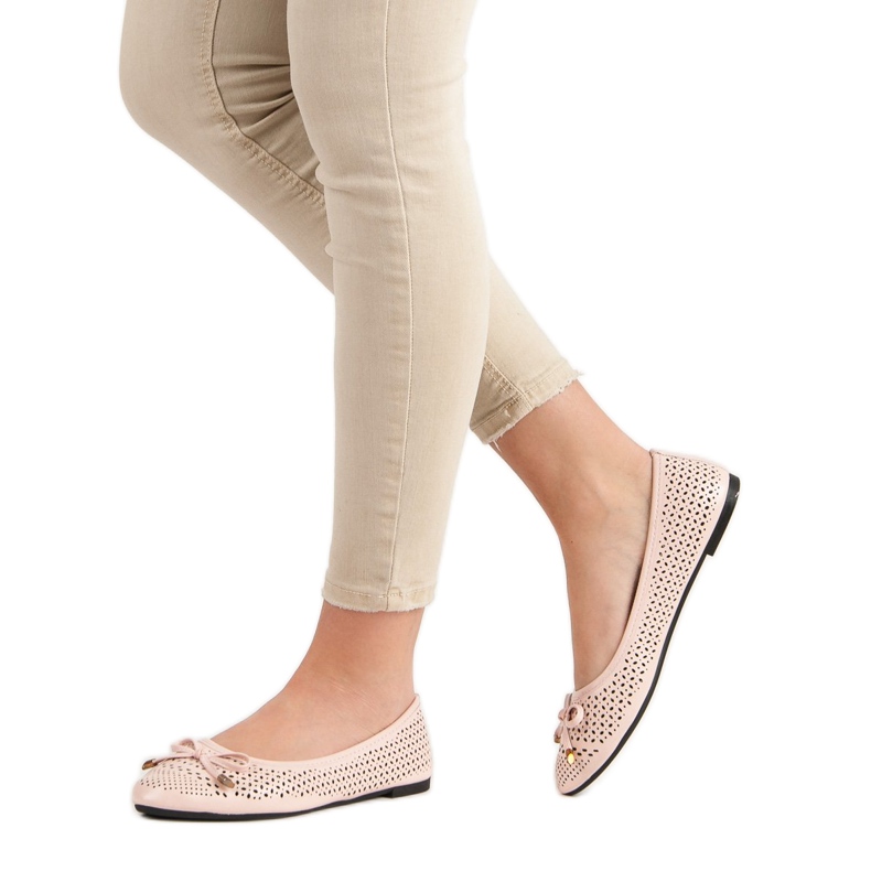 Áttört balerinák rózsaszín 2 Áttört balerinák rózsaszín 2