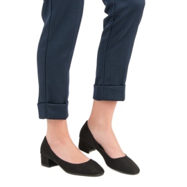 Queentina Lapos sarkú szivattyúk fekete 1