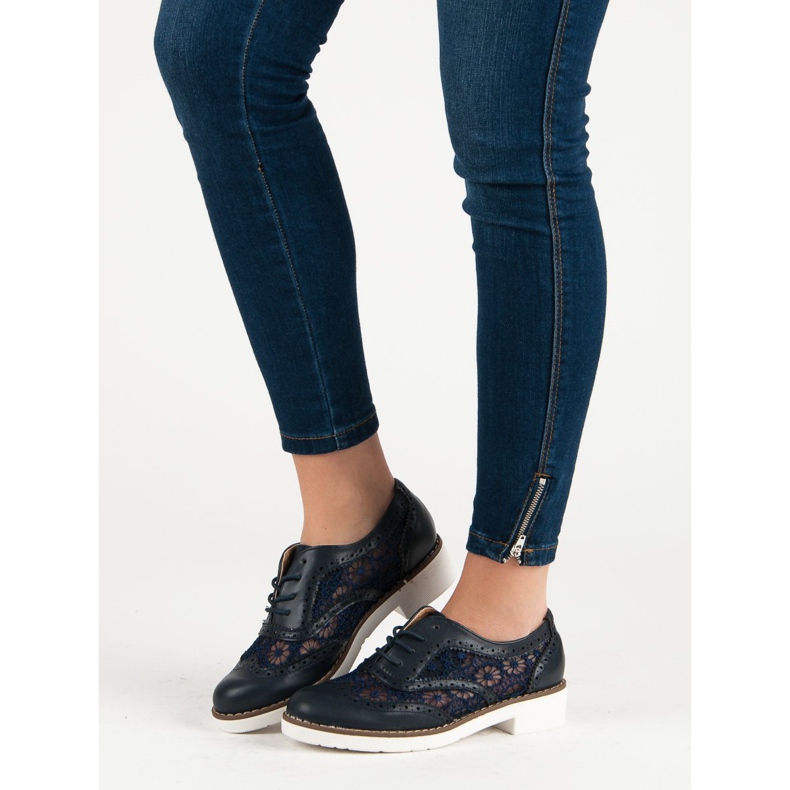 Fama Fűzős cipő kék 1