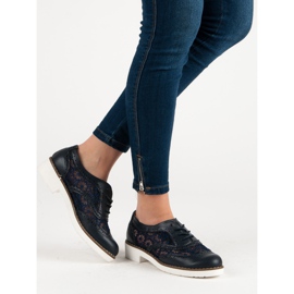 Fama Fűzős cipő kék 2