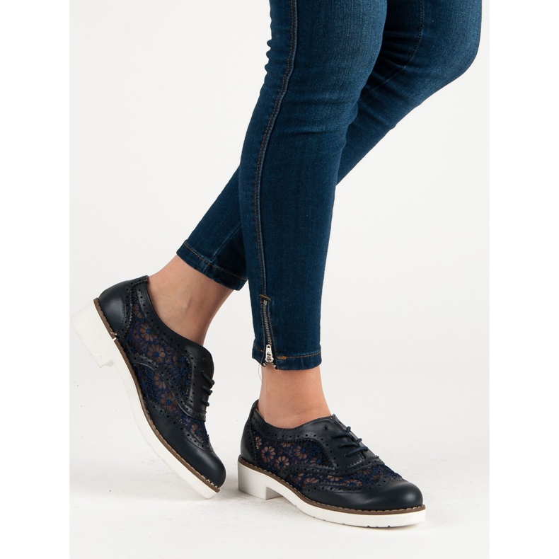 Fama Fűzős cipő kék 2