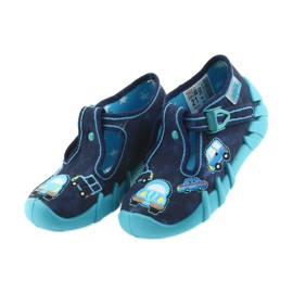 Befado papucs gyerekcipő 110P342 kék sötétkék 3