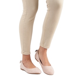 Kényelmes Vinceza balerinák rózsaszín 1