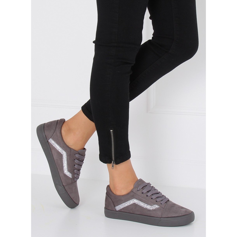 Szürke Vans cipők B318-10 Sötét szürke 2 Szürke Vans cipők B318-10 Sötét szürke 2