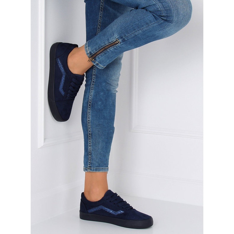 Navy blue Vans Cipők B318-10 Dark Blue sötétkék 1