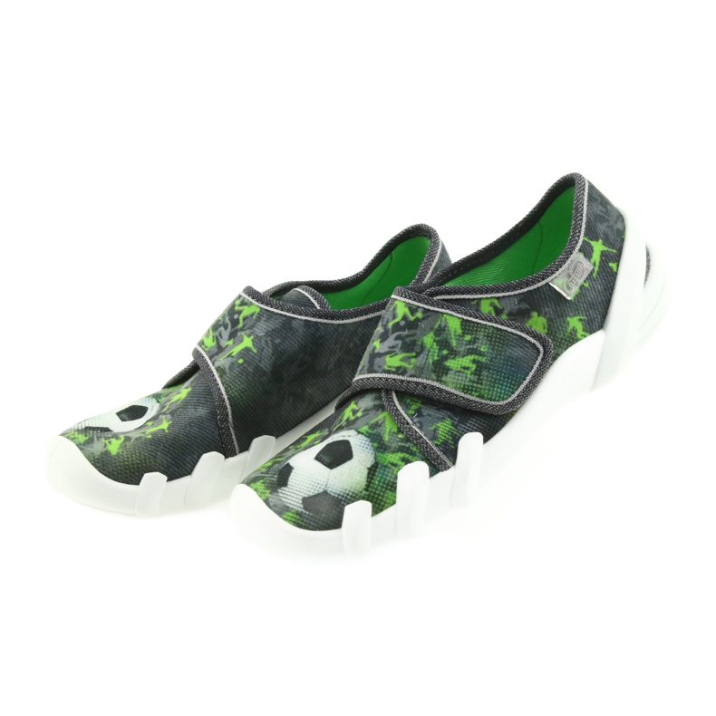 Befado gyerekcipő papucs tornacipő 273y231 szürke zöld 3