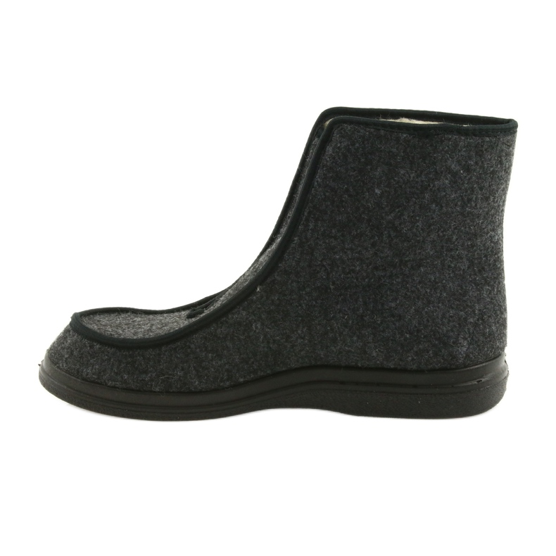 Befado férfi cipő pu meleg papucs 996M004 szürke 2