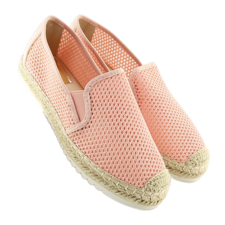 Rózsaszín női espadrilles 6602 Pink 2 Rózsaszín női espadrilles 6602 Pink 2