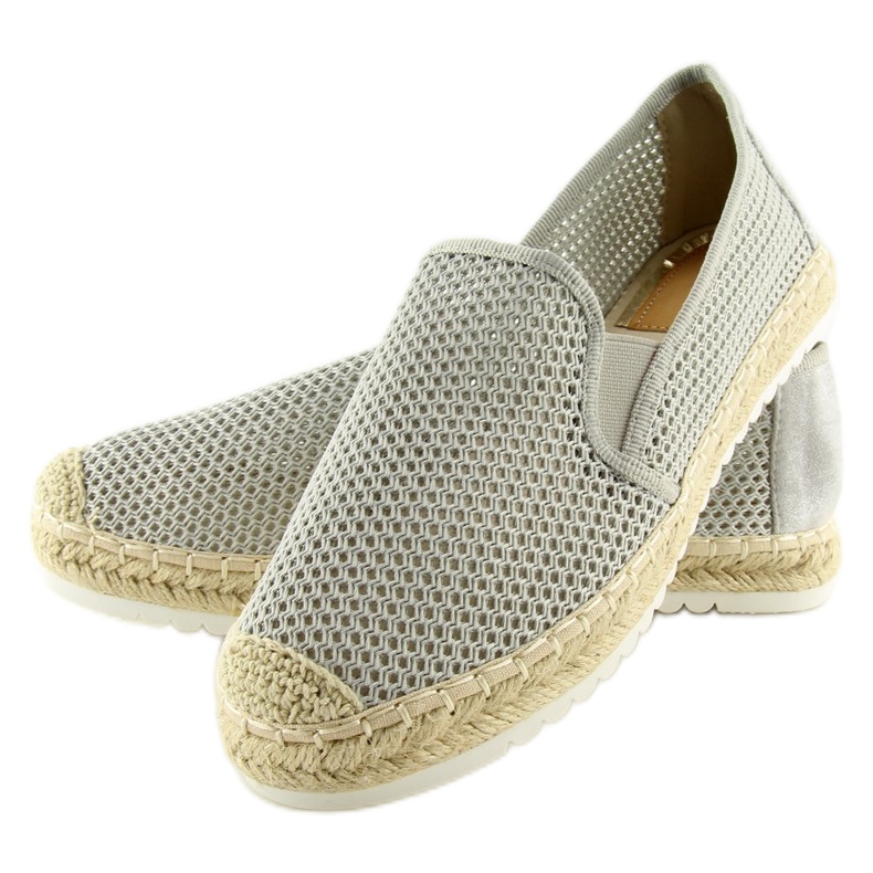 Szürke espadrillák nőknek 6602 Szürke 2