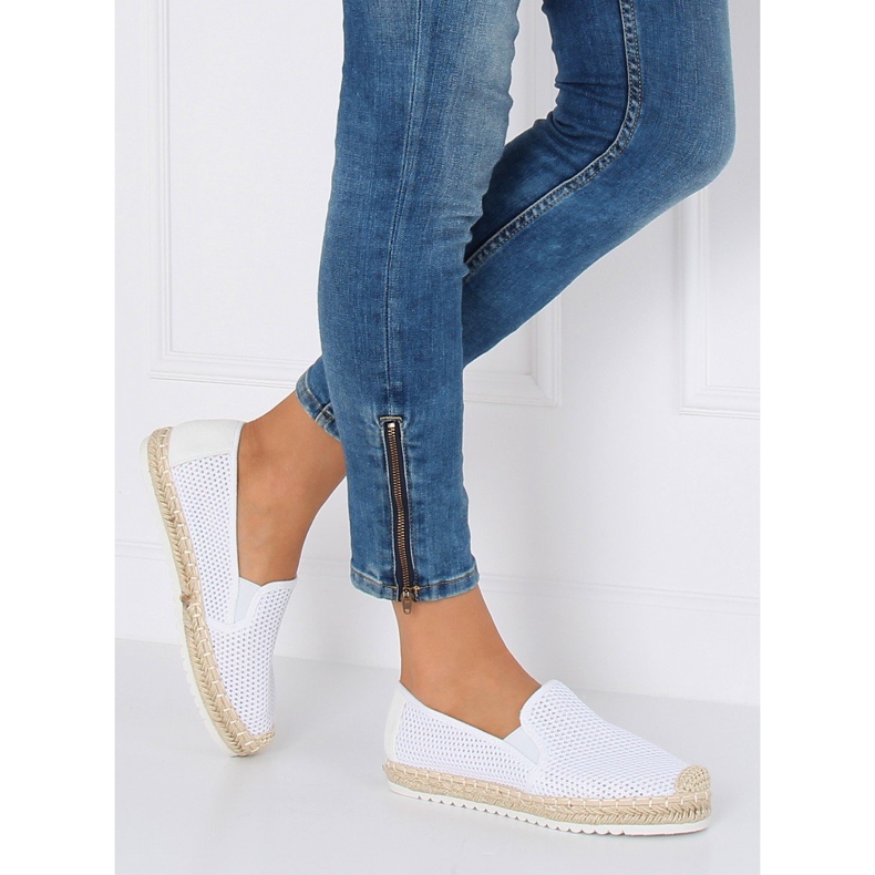 Fehér espadrilles nőknek 6602 Fehér 1 Fehér espadrilles nőknek 6602 Fehér 1