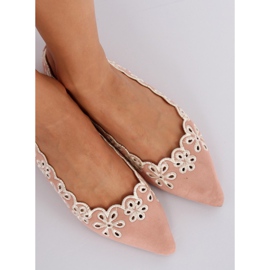 Áttört rózsaszín balerinák LT99P Pink 1