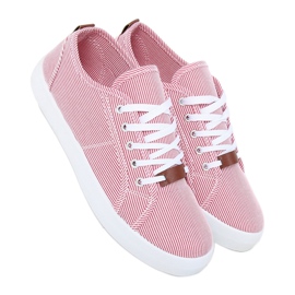Piros csíkos cipők JX70P Red 1