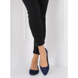 Balerinák mandula sötétkék lábujjak WD39P Navy 2