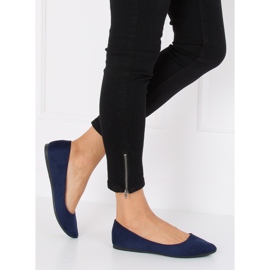 Balerinák mandula sötétkék lábujjak WD39P Navy 1