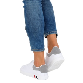 Női fehér és szürke cipők BL147P Szürke 1