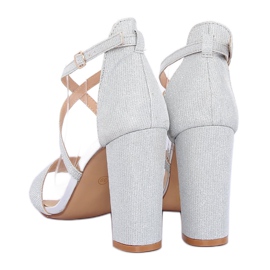 Ezüst szandál a postán NC791 Silver szürke 1