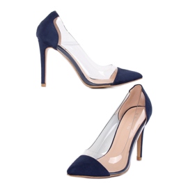 Navy blue átlátszó csapok 9003-56 Navy sötétkék 1