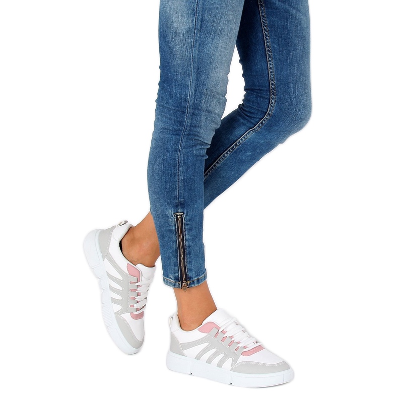 Fehér és szürke BL150P Szürke sportcipő 1