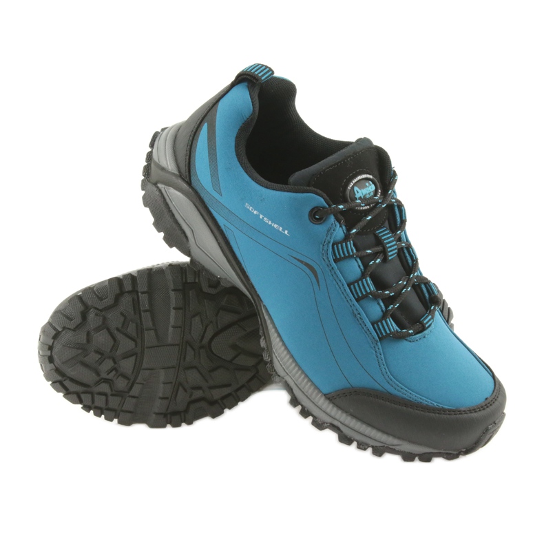 American Club Amerikai női sportcipő kötött vízálló Softhell WT06/19 Kék 3