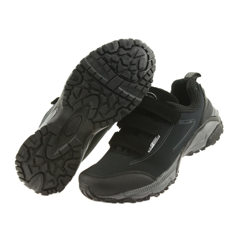 American Club ADI női sportcipő tépőzáras amerikai vízálló puha héjjal WT08 / 19 fekete 5