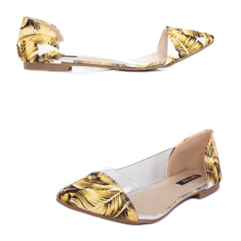 Sárga átlátszó balerinák 333-60 Sárga 1