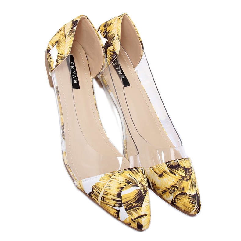 Sárga átlátszó balerinák 333-60 Sárga 2