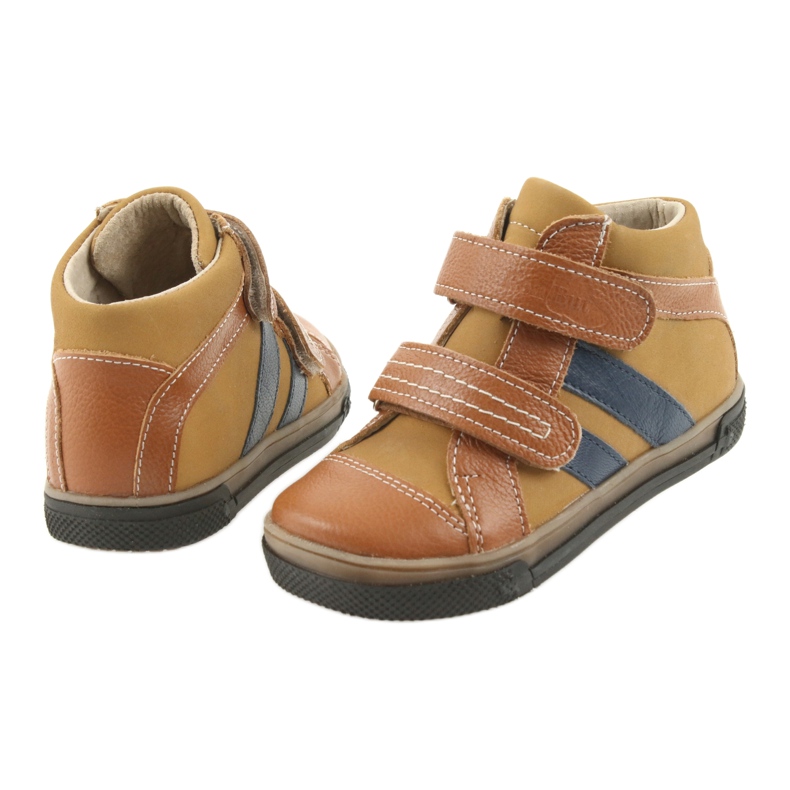 Cipő gyermekcipő Velcro Ren But 3225 piros / gránát barna 4