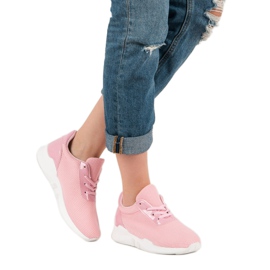 Divatos sportcipő rózsaszín 2