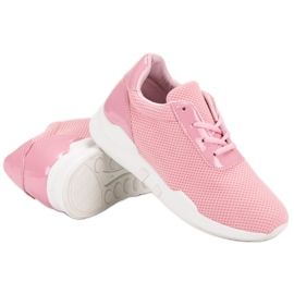 Divatos sportcipő rózsaszín 5