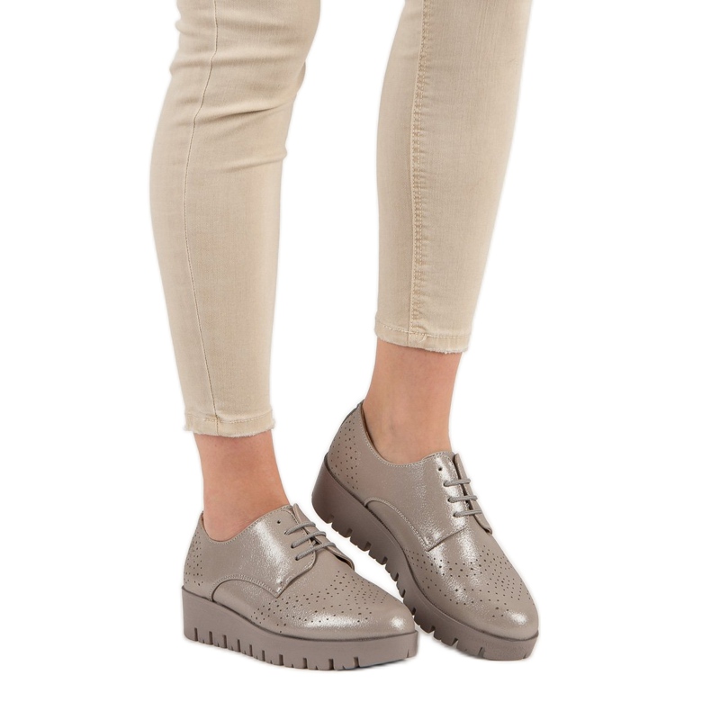 Comer Fűzős cipő barna 2