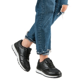 Hálós sportcipők fekete 1