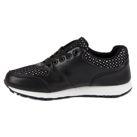 Hálós sportcipők fekete 3