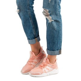 Divatos sportcipő rózsaszín 1