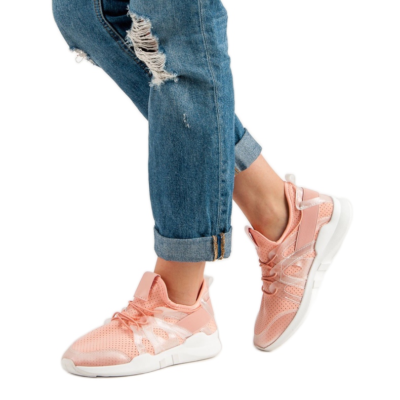 Divatos sportcipő rózsaszín 2