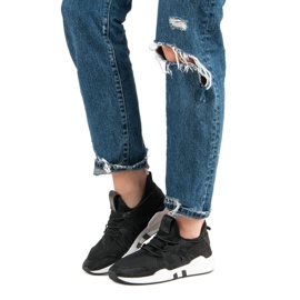 Divatos sportcipő fekete 1