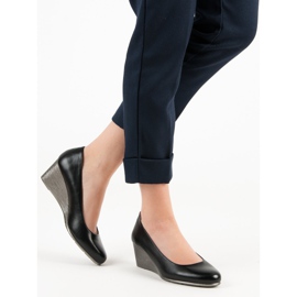 Klasszikus szivattyúk a VINCEZA Wedge -en fekete 2