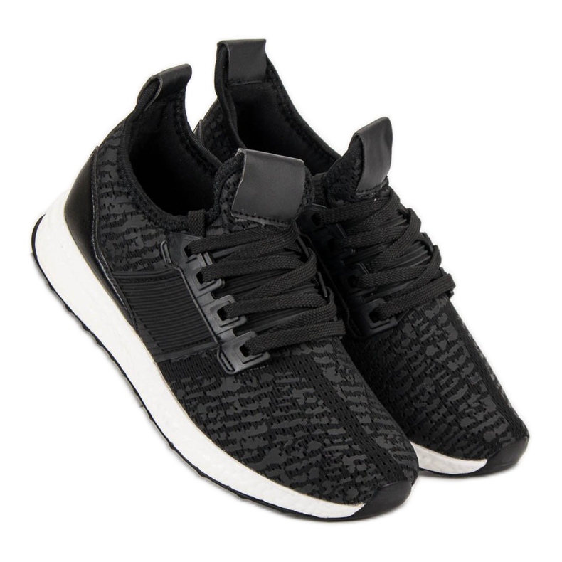 Csúsztatható sportcipő fekete 1