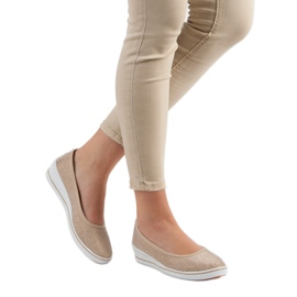 Comer Arany ék cipők aranysárga 2