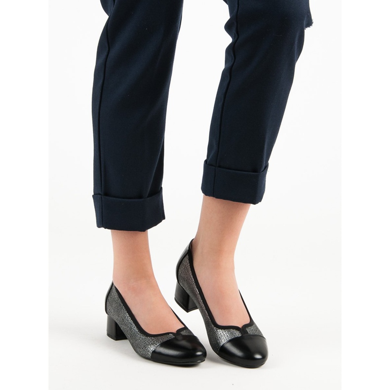 Szivattyúk A VINCEZA lapos sarkú fekete szürke 1