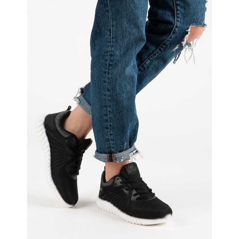 Ax Boxing Divatos edzőcipő fekete 2 Ax Boxing Divatos edzőcipő fekete 2