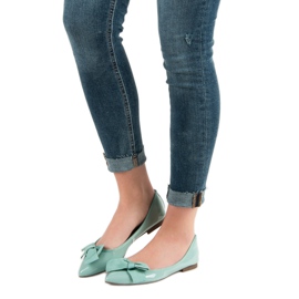 Corina Lakkozott balerinák íjjal zöld 1