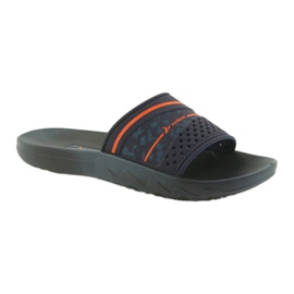 Rider 82499 sötétkék szabadidős férfi papucs narancssárga 1