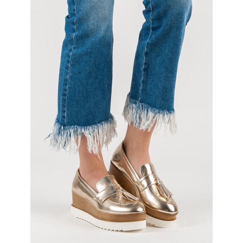 Corina Arany ék cipők aranysárga 1