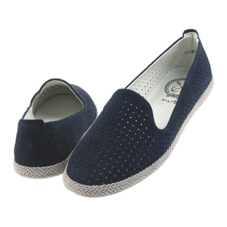 Filippo Lordsy női balerinák espadrilles F 081 sötétkék 4 Filippo Lordsy női balerinák espadrilles F 081 sötétkék 4
