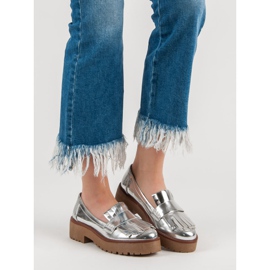 Corina Lakkozott cipók szürke 1