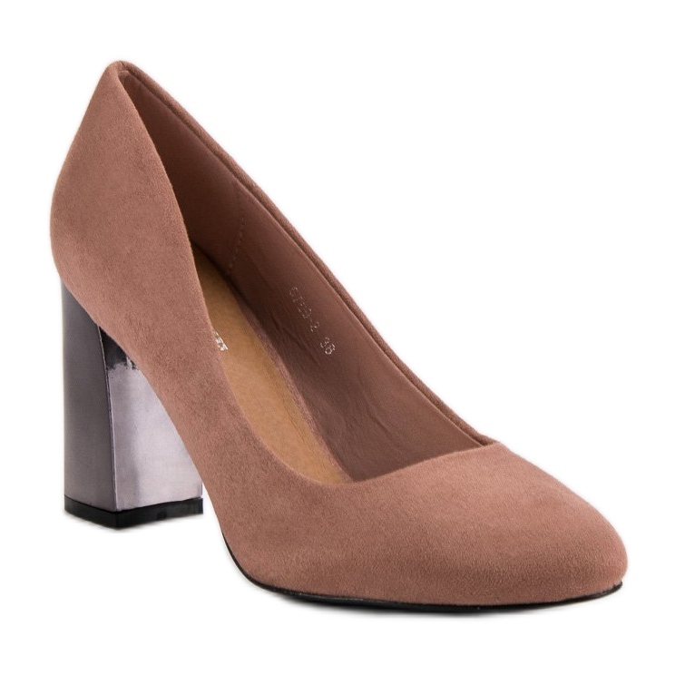 Velúr szivattyúk egy oszlopon rózsaszín 1