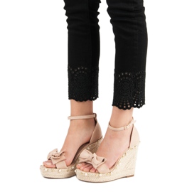 STEPHAN Espadrilles szandál íjjal barna 2 STEPHAN Espadrilles szandál íjjal barna 2