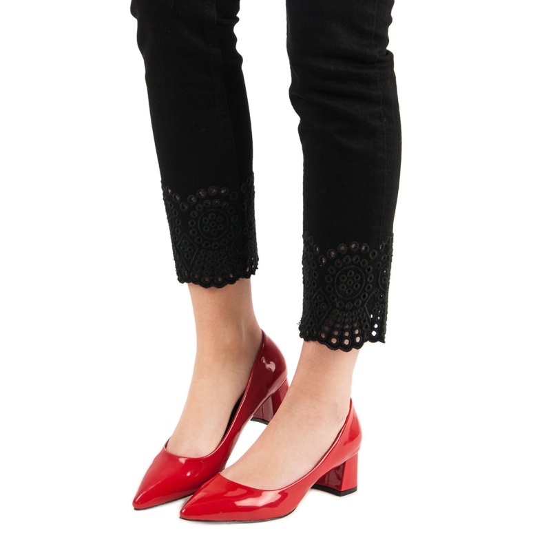 Diamantique Elegáns piros szivattyúk 1