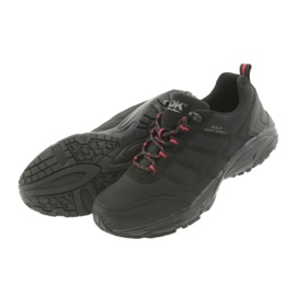 DK 18378 softshell edzőcipők fekete piros 4